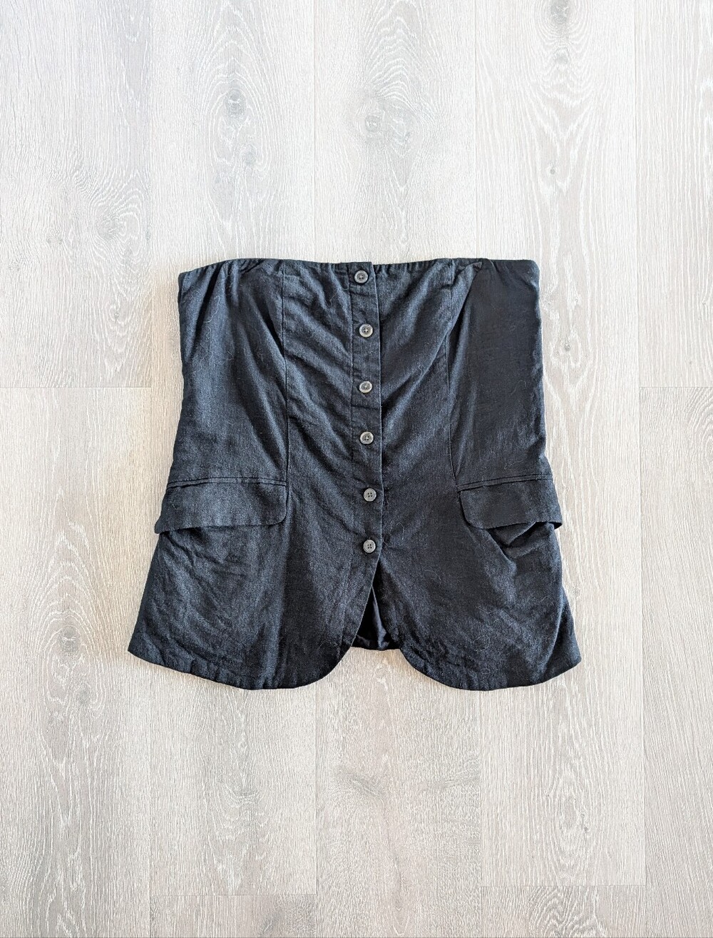 Universal Thread Strapless Button Down Dressy Blouse  - L